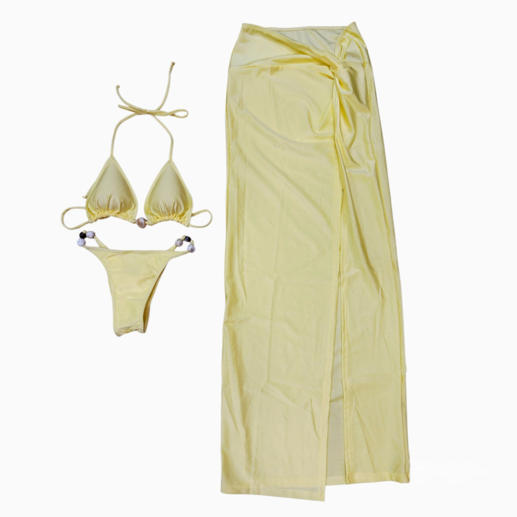 3-Piece Shell Bikini Set