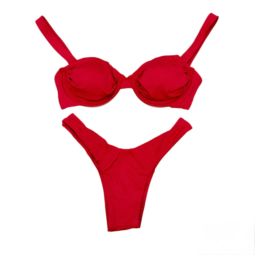 Classic underwire bikini set