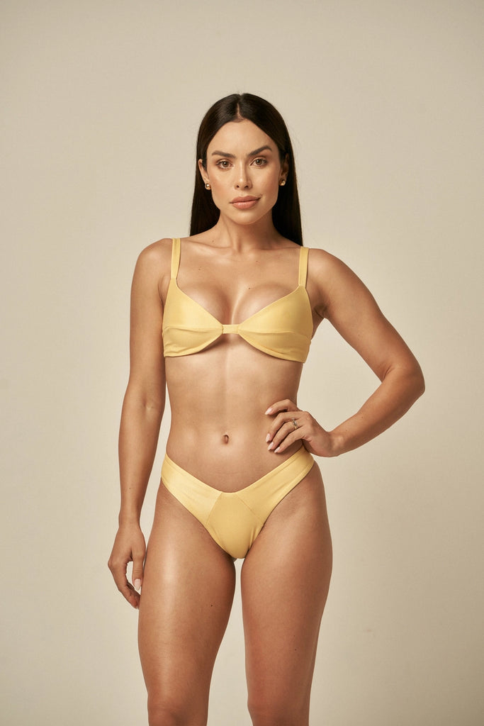 Textured Adjustable Bikini Set