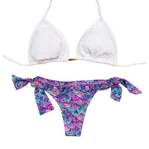 Bikini white shells